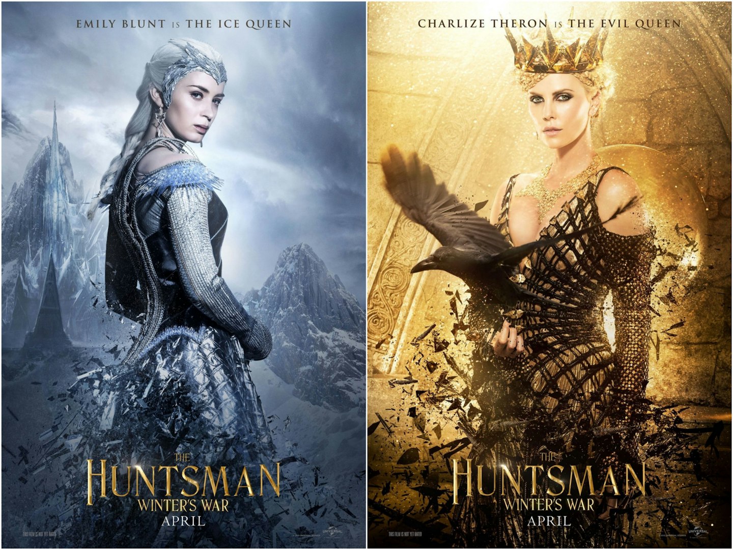 The Huntsman Winter's War character posters