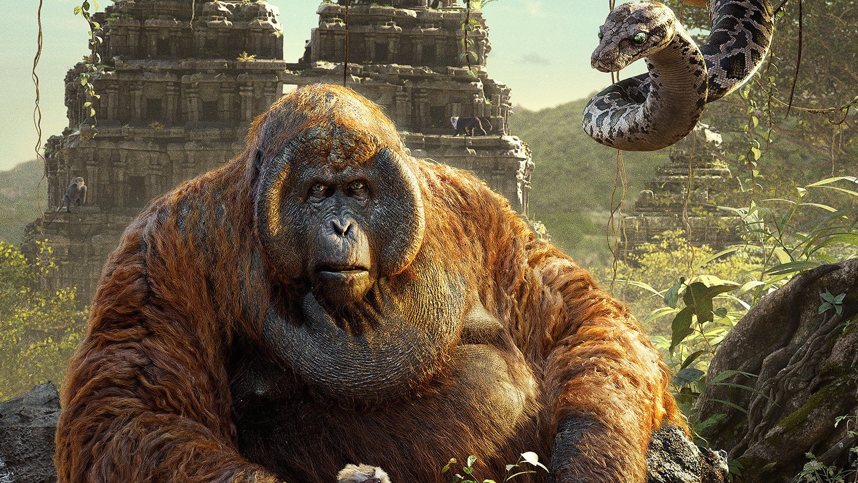 New Jungle Book posters showcase Mowgli, Baloo, King Louie and Shere ...