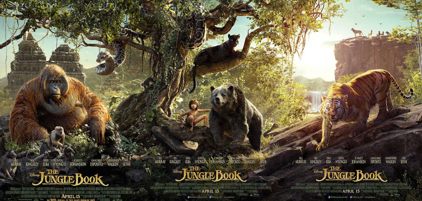 All three posters for Disney's new Jungle Book