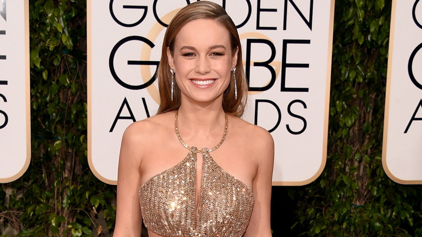 Brie Larson at the 2016 Golden Globes