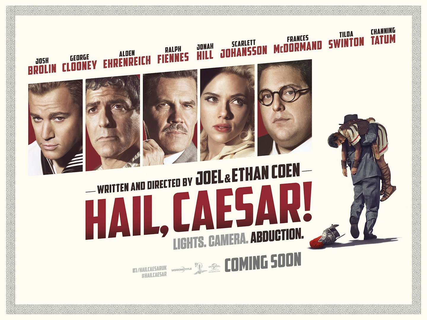 Hail, Caesar! UK Quad poster