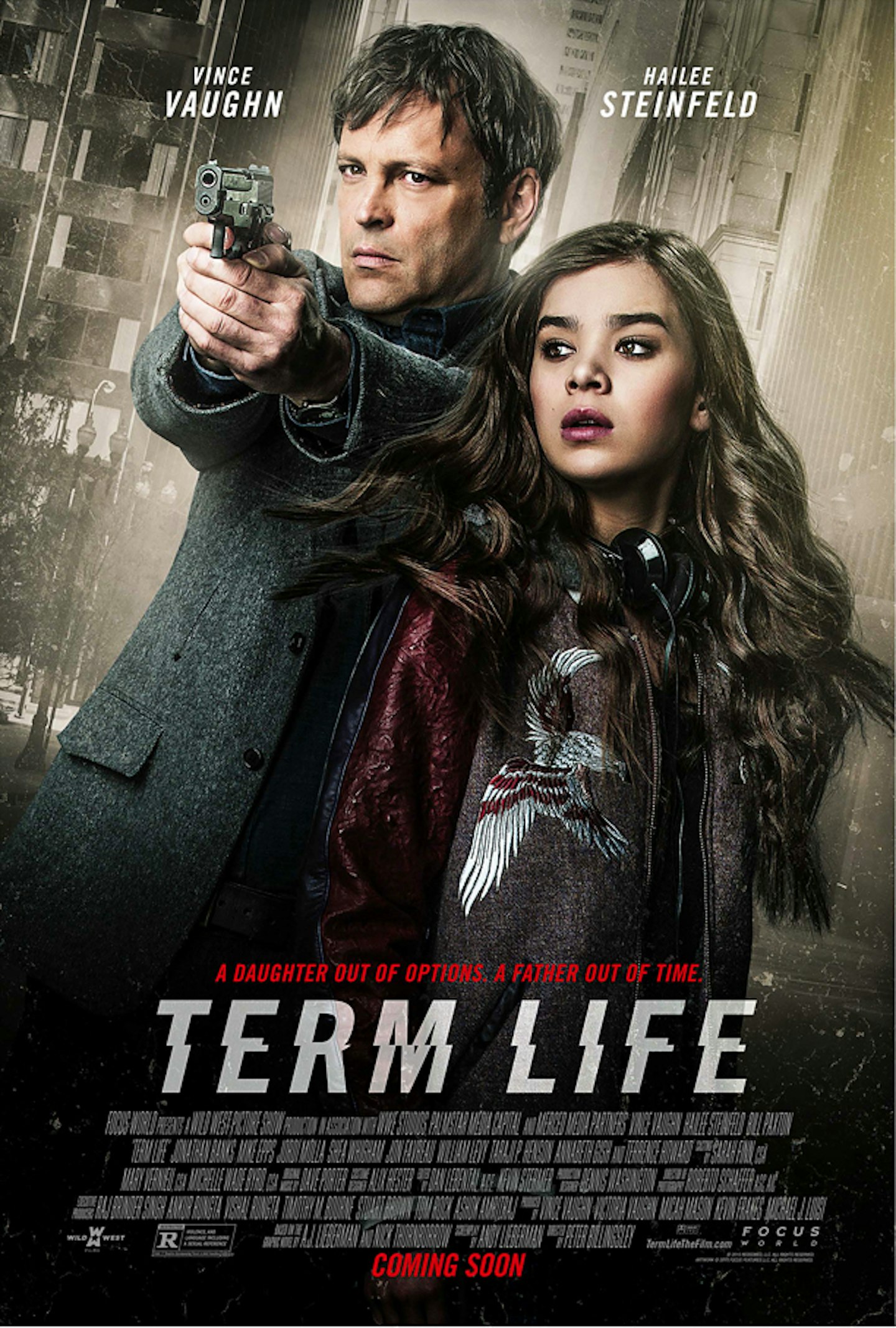 Term Life poster - Vince Vaughn & Hailee Steinfeld