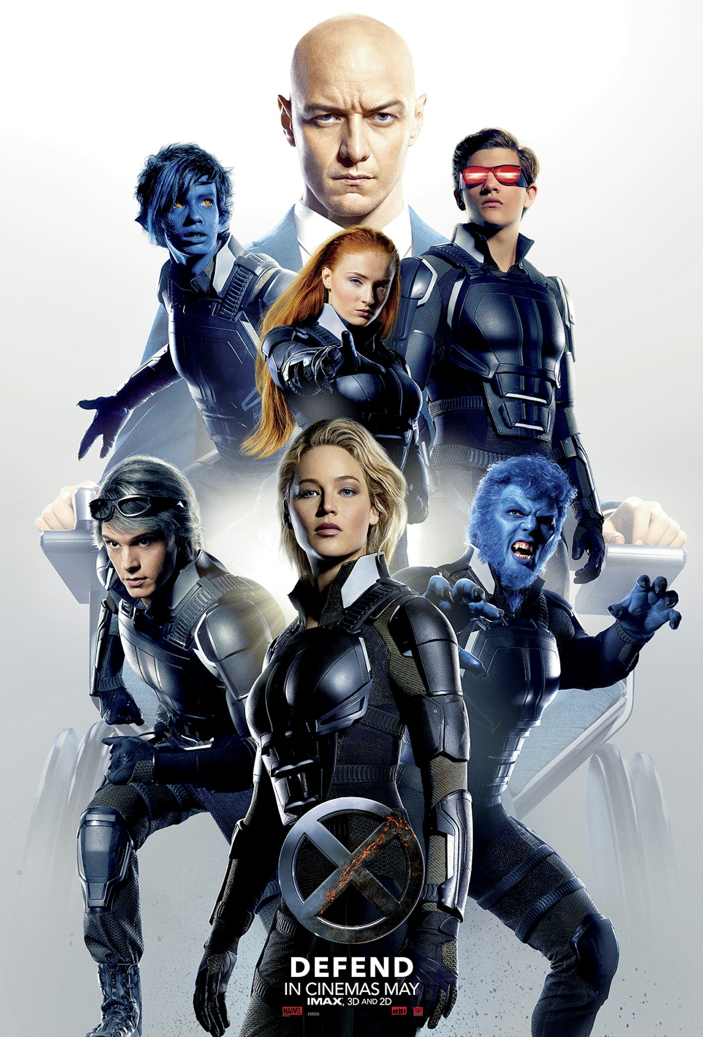 X-Men: Apocalypse heroes poster
