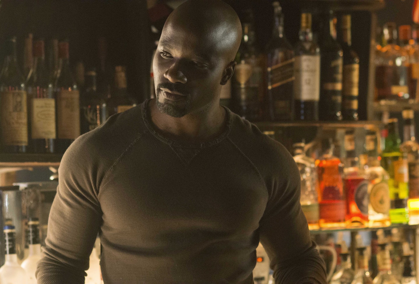 Mike Colter as Luke Cage in Jessica Jones