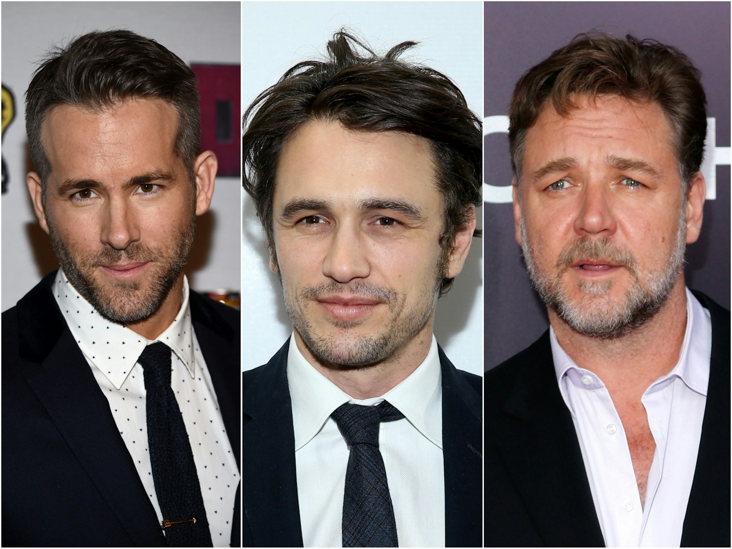 Ryan Reynolds, James Franco, Russell Crowe