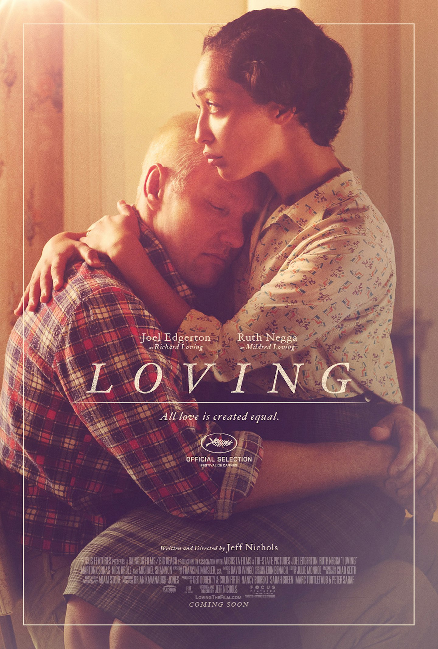 Ruth Negga and Joel Edgerton in Loving