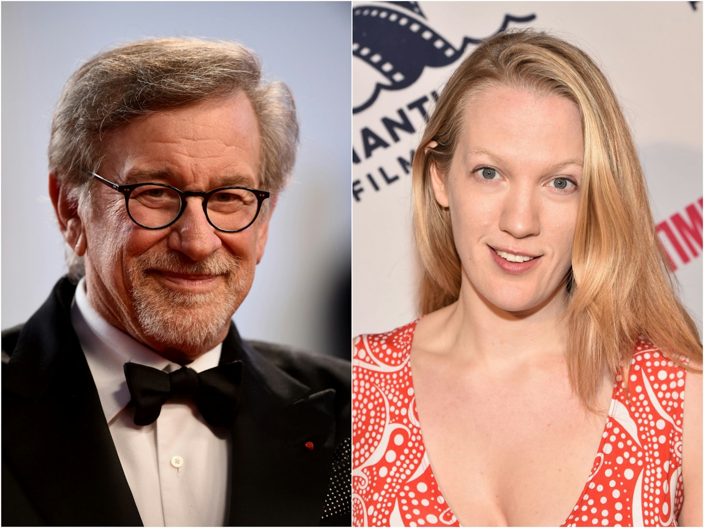 Steven Spielberg and Emily Carmichael