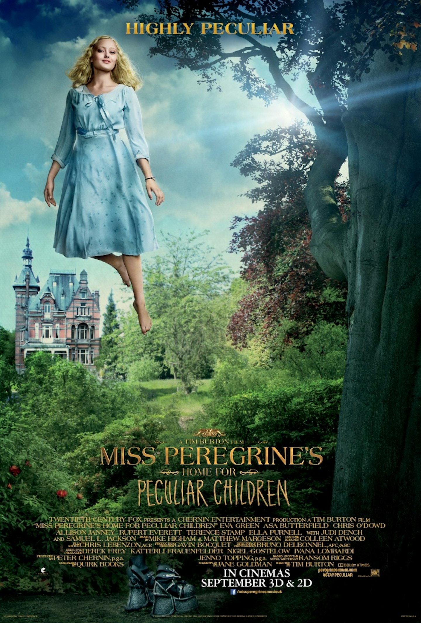 Miss Peregrine's Home for Peculiar Children characters posters