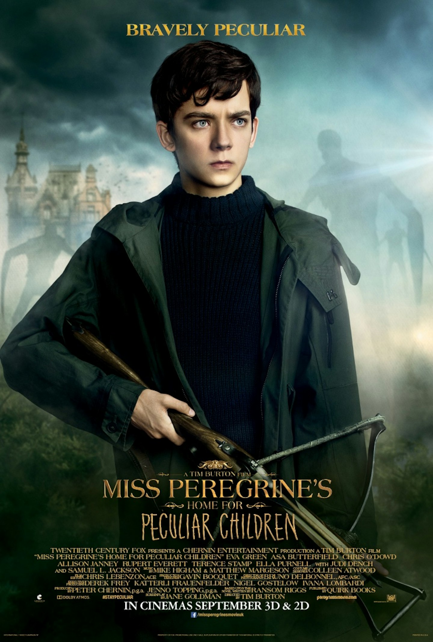 Miss Peregrine's Home for Peculiar Children characters posters