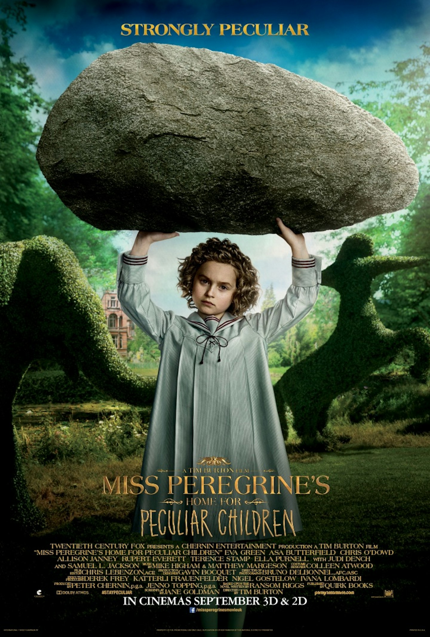 Miss Peregrine's Home for Peculiar Children characters posters