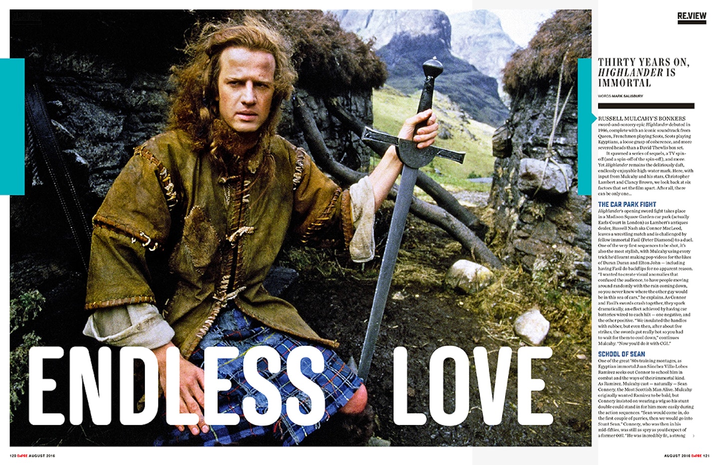 Christopher Lambert in Highlander