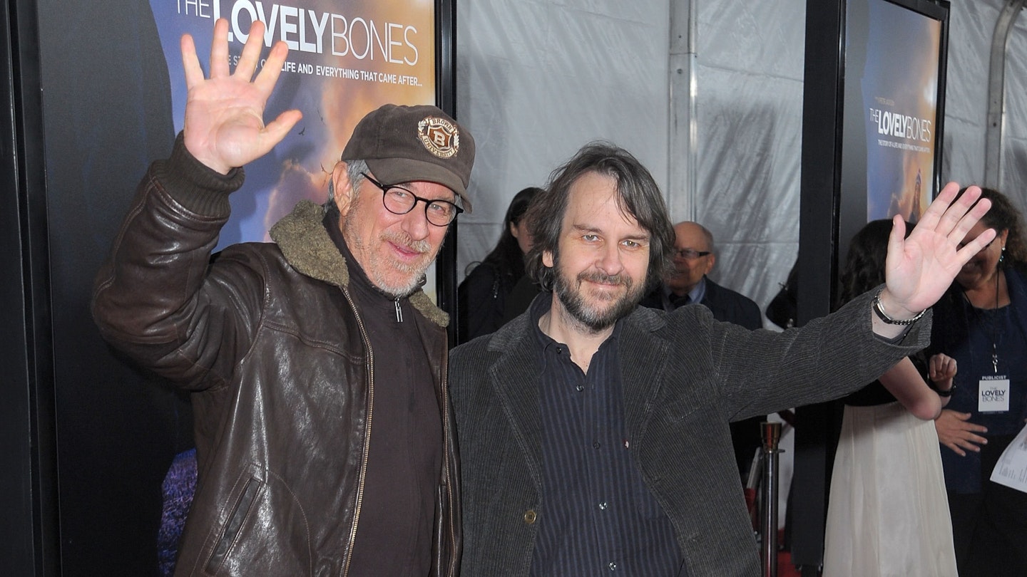 Steven Spielberg and Peter Jackson at the Lovely Bones premiere