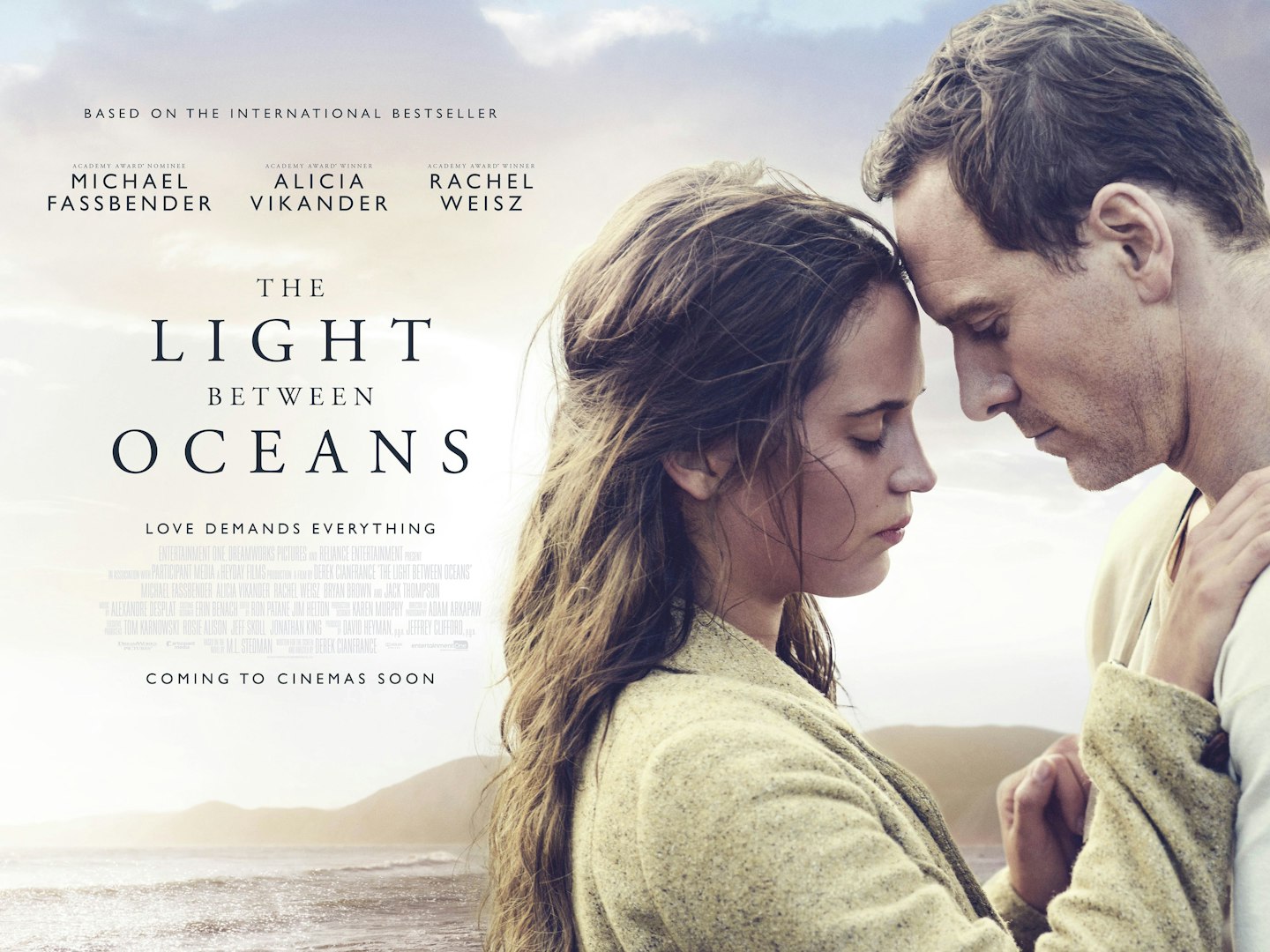 The Light Between Oceans quad poster