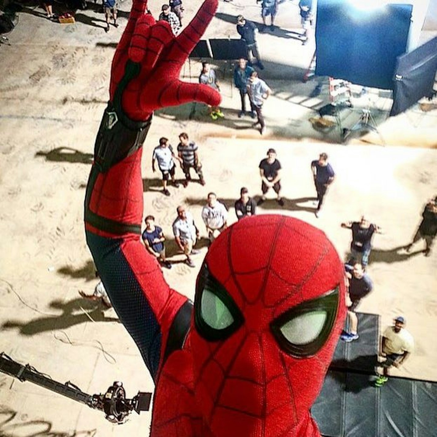 Tom Holland Spider-Man: Homecoming selfie