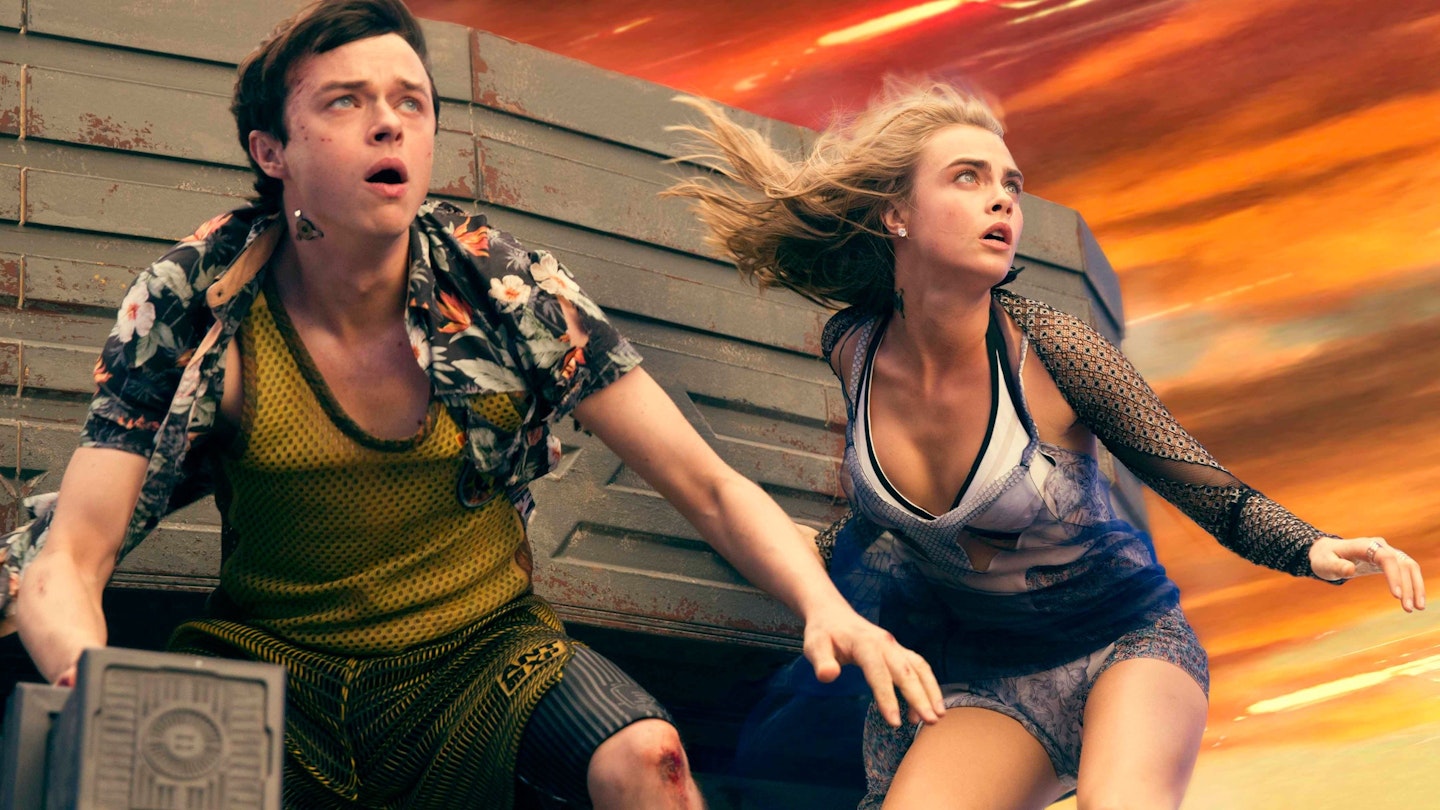Dane DeHaan and Cara Delevingne in Valerian And The City Of A Thousand Planets