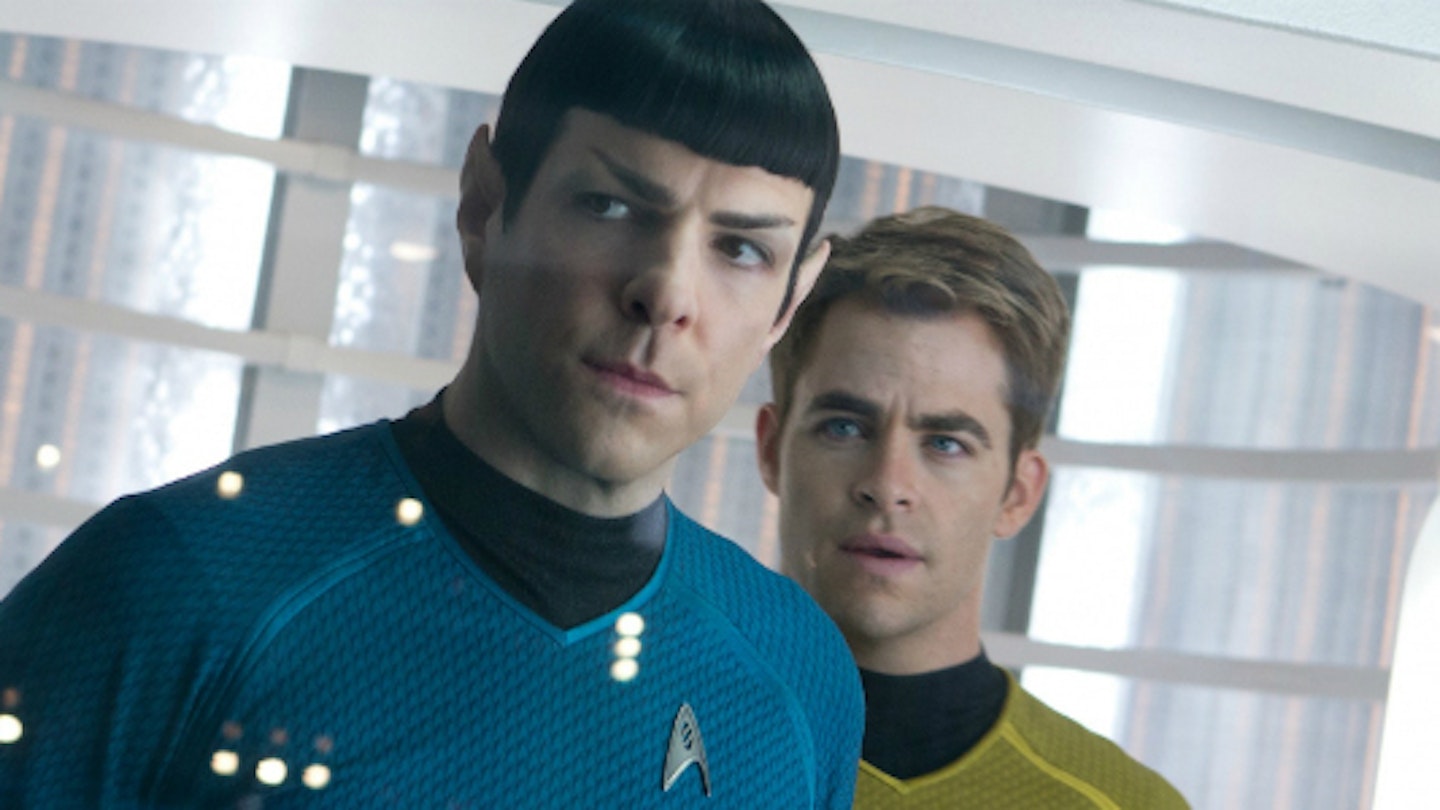 Zachary Quinto and Chris Pine in Star Trek Beyond