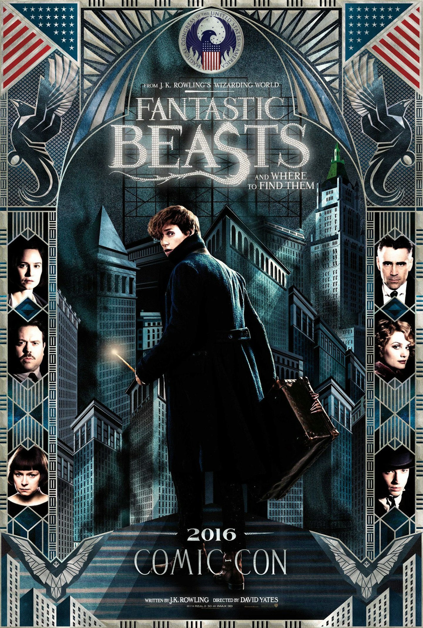 Fantastic Beasts Comic-Con 2016 poster
