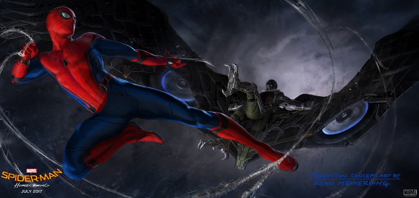 Spider-Man: Homecoming Vulture concept art