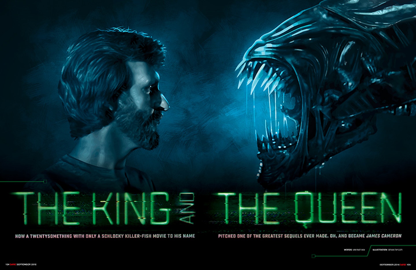 James Cameron faces off against his xenomorph