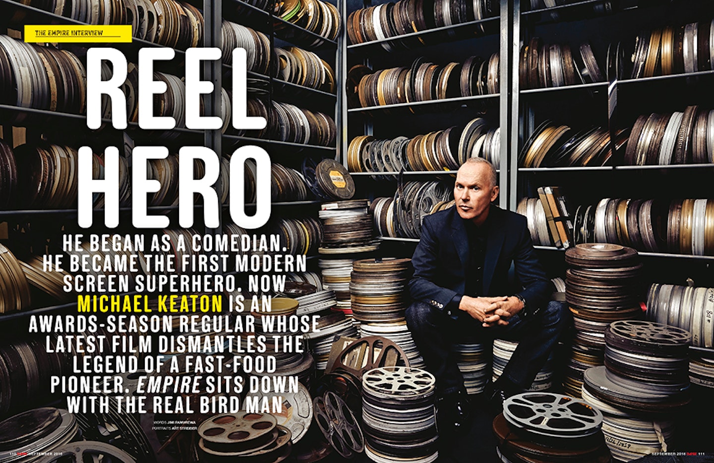 Michael Keaton is this month's Empire Interview