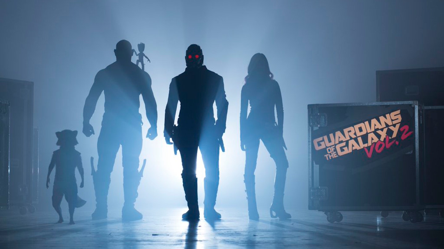 The cast of Guardians Of The Galaxy Vol. 2