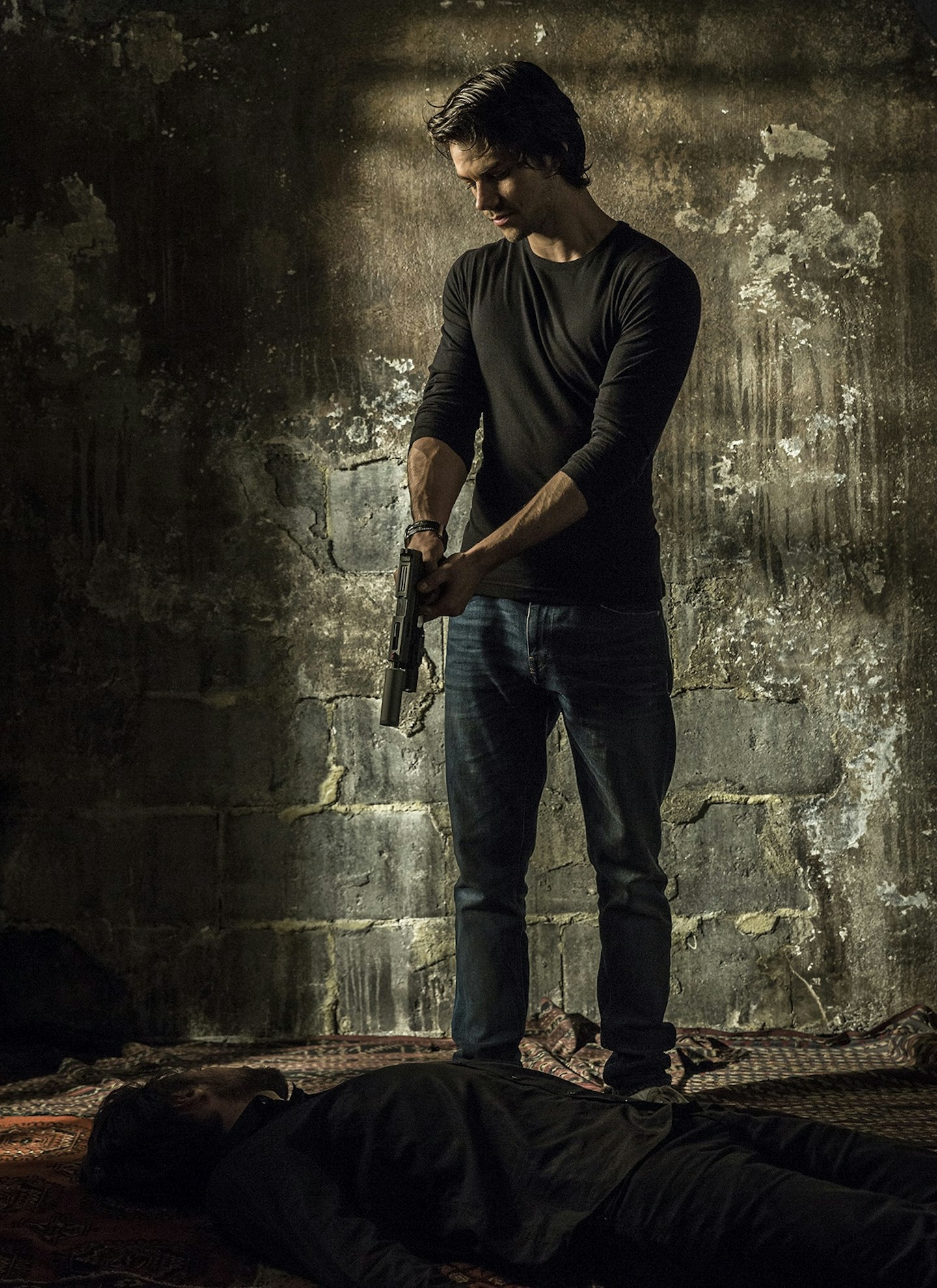 Dylan O'Brien as Mitch Rapp in American Assassin 
