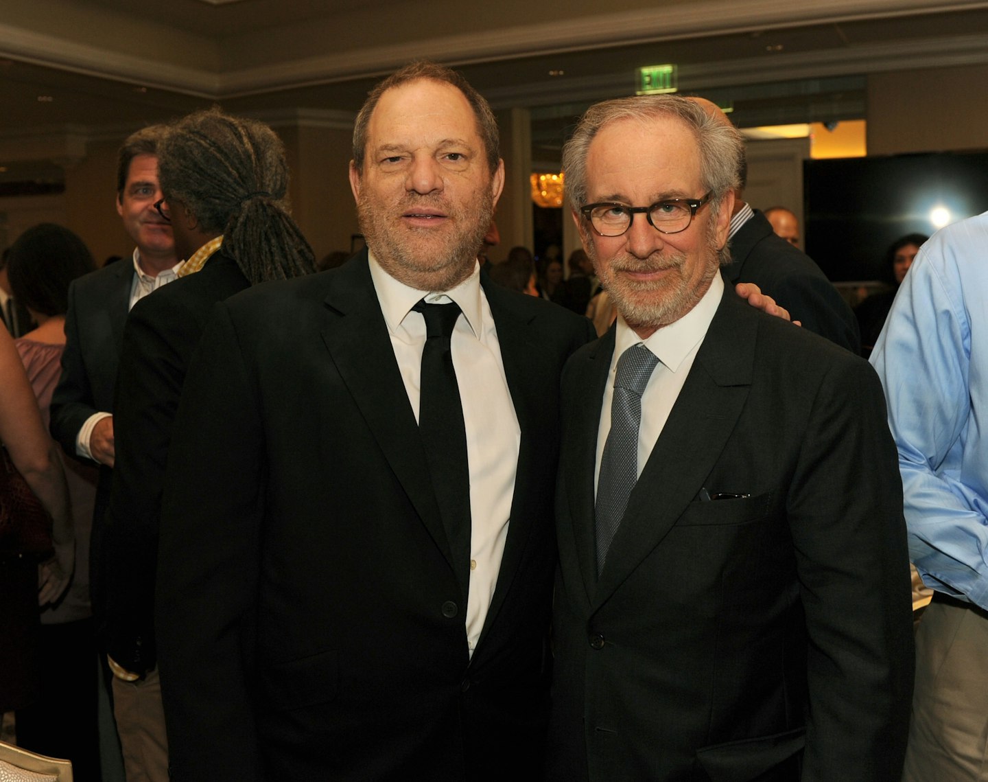 Harvey Weinstein and Steven Spielberg
