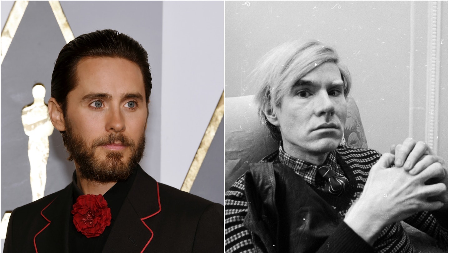 Jared Leto and Andy Warhol