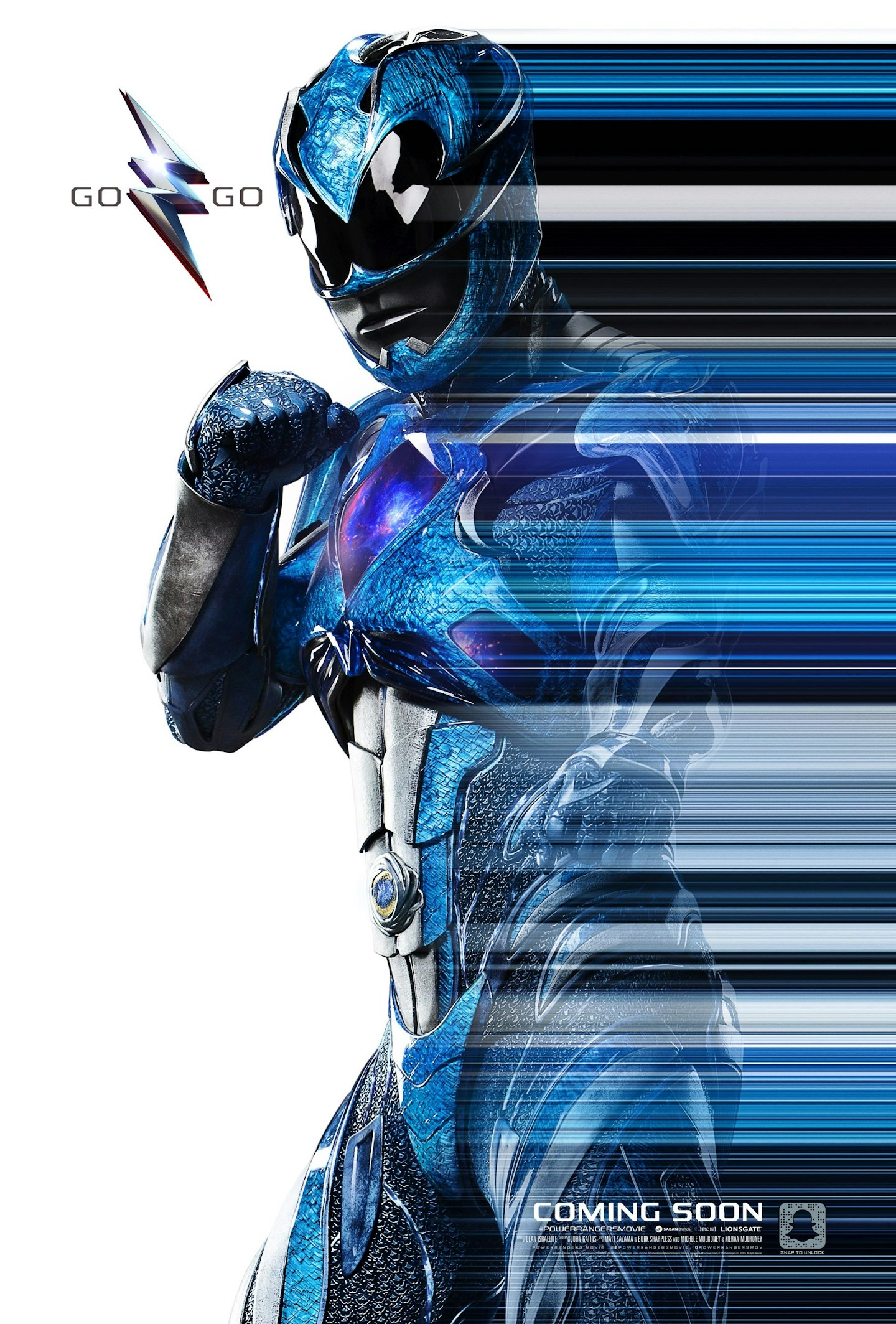 Power Rangers suit streak character posters