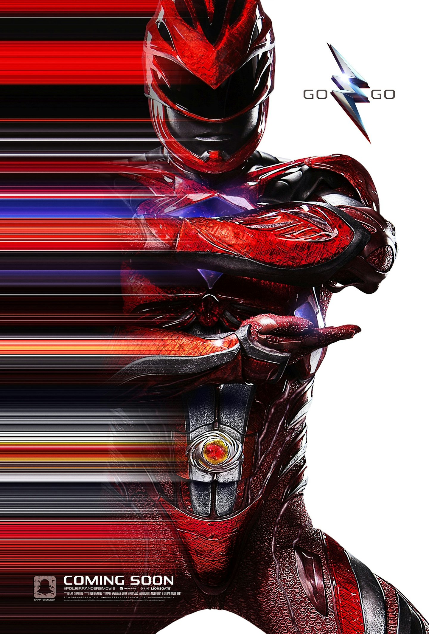 Power Rangers suit streak character posters