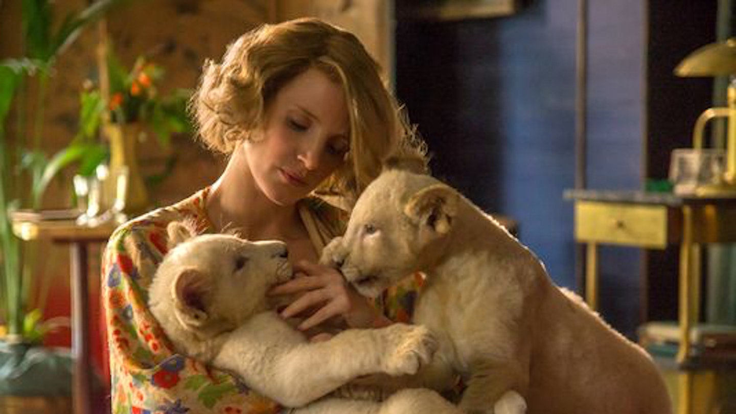 Jessica Chastain in The Zookeeper's Wife