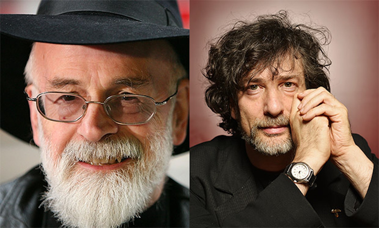 Terry Pratchett and Neil Gaiman