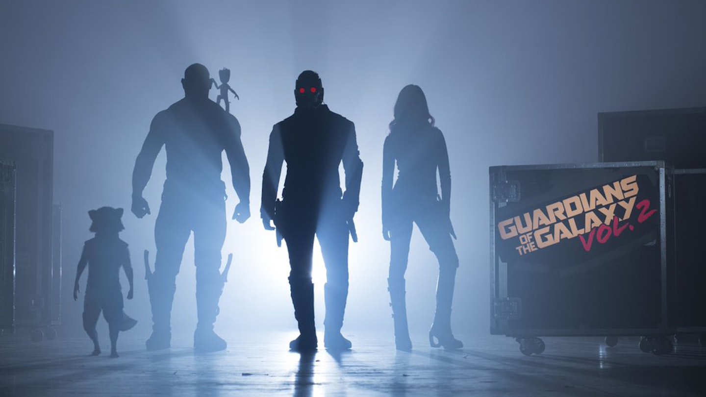The cast of Guardians Of The Galaxy Vol. 2