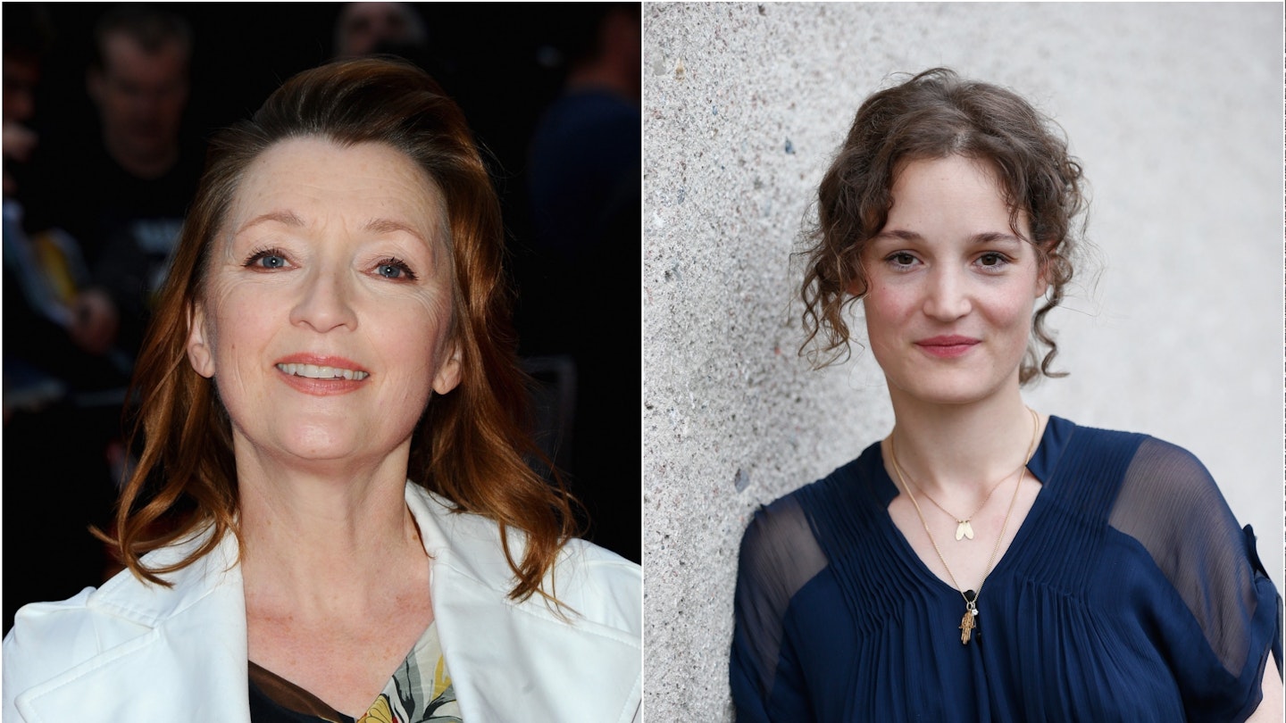 Lesley Manville and Vicky Krieps