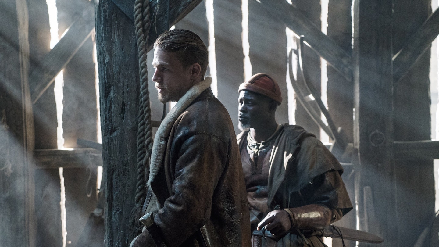 Charlie Hunnam and Djimon Hounsou in King Arthur: Legend Of The Sword