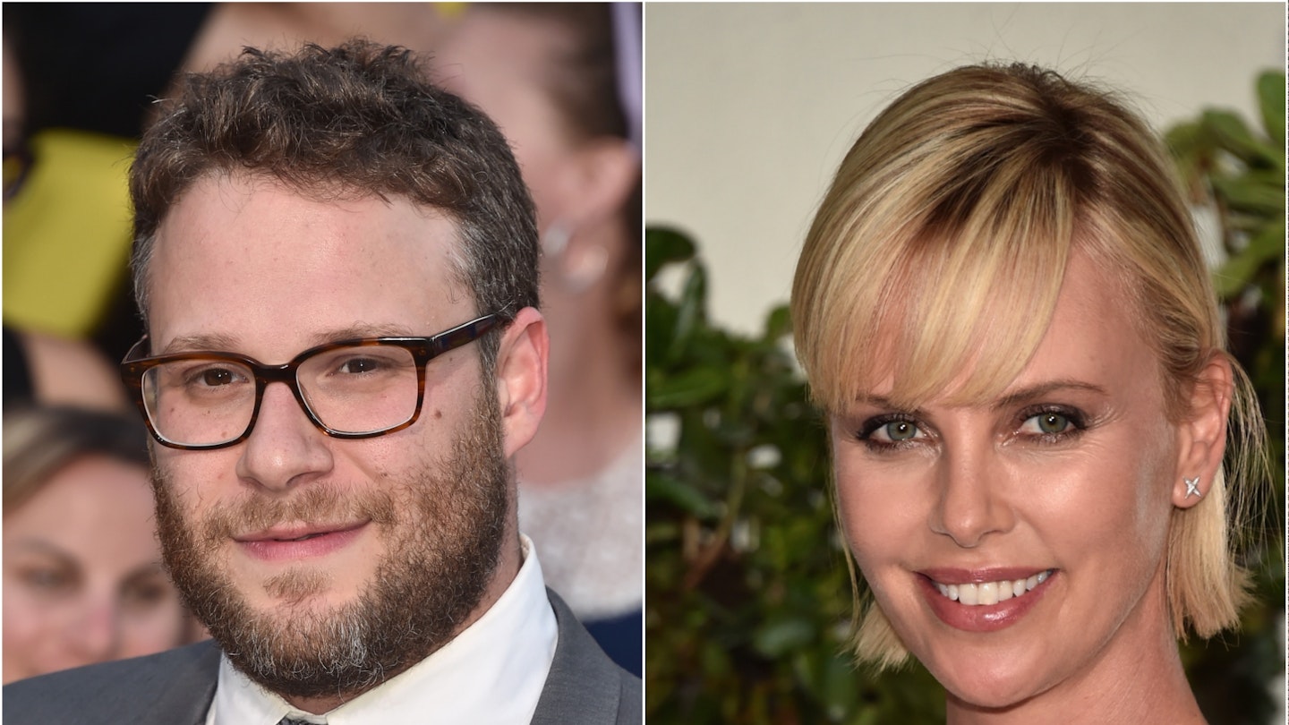 Seth Rogen and Charlize Theron