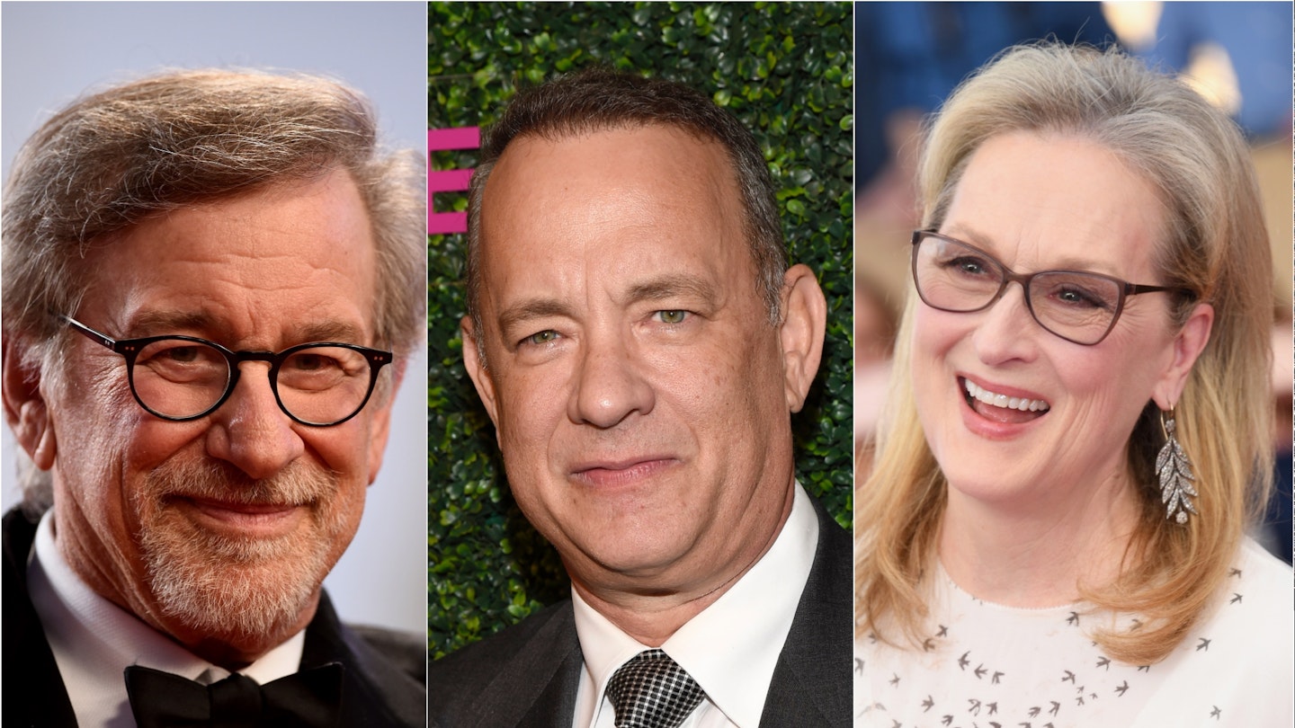 Steven Spielberg, Tom Hanks and Meryl Streep