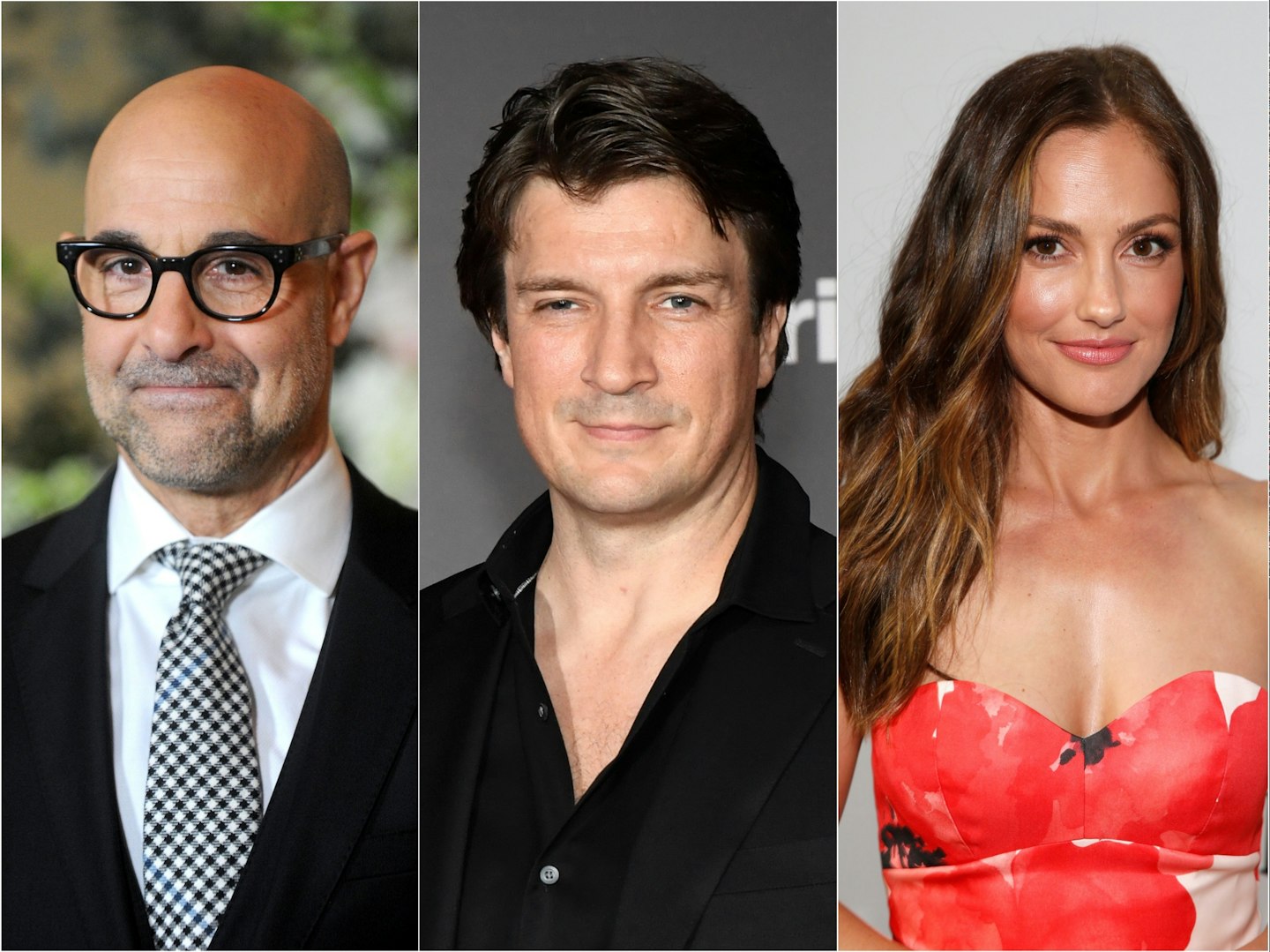 Stanley Tucci, Nathan Fillion and Minka Kelly