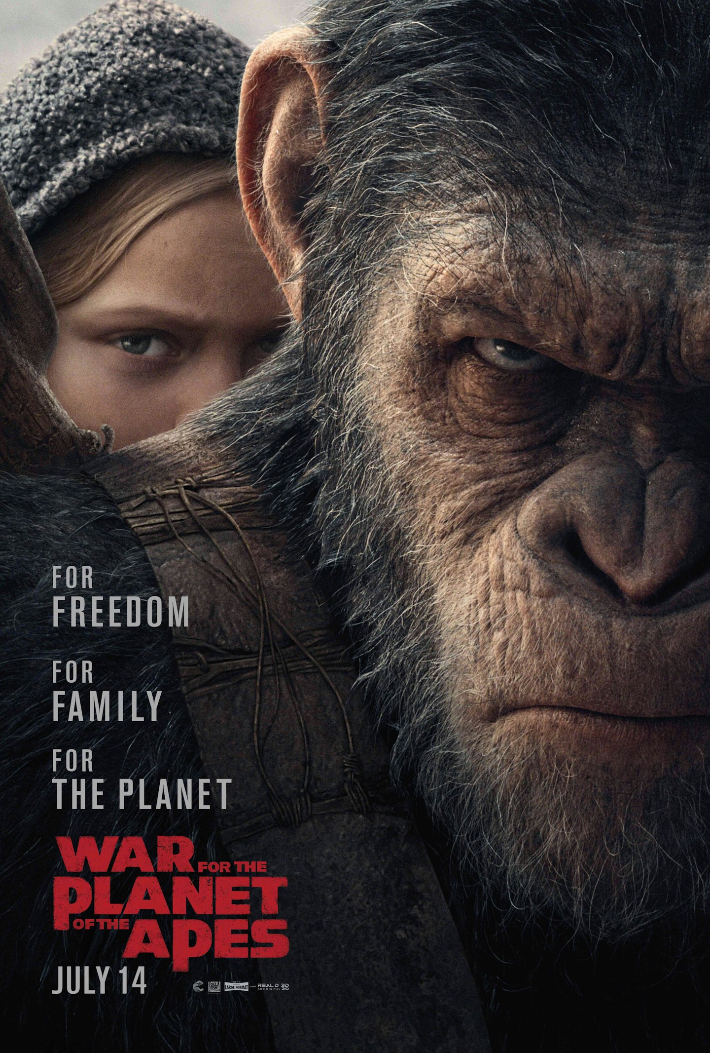 War For The Planet Of The Apes poster 2