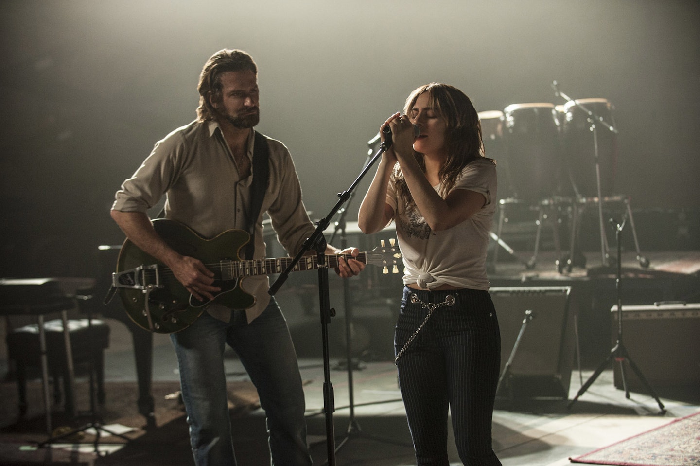 Bradley Cooper and Lady Gaga in A Star Is Born
