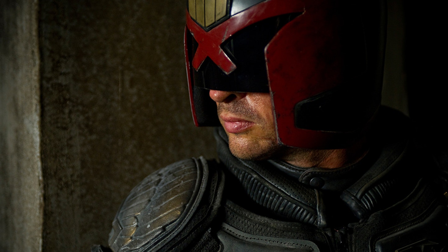 Karl Urban as Dredd