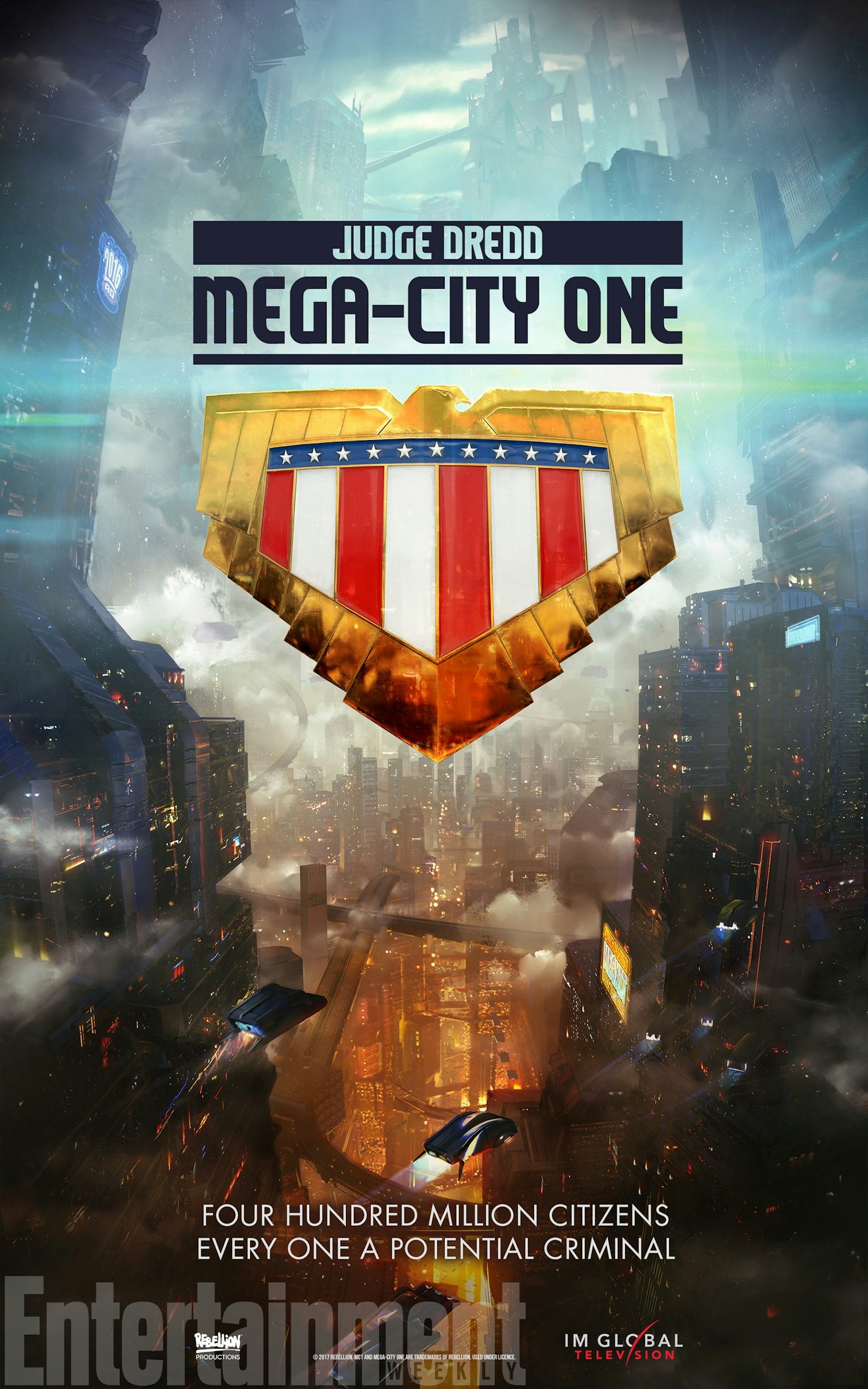 Judge Dredd: Mega City One teaser poster