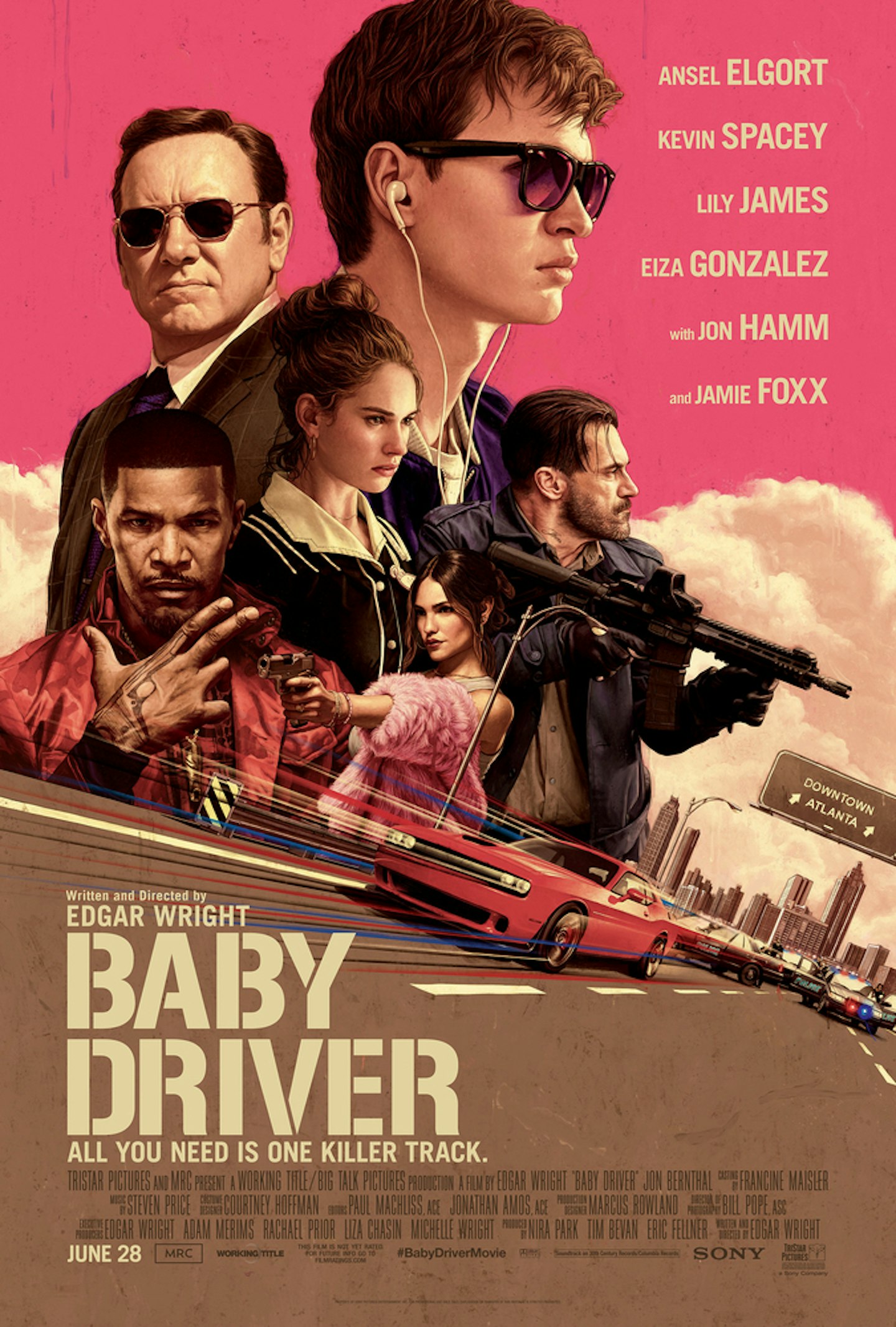 Baby Driver poster