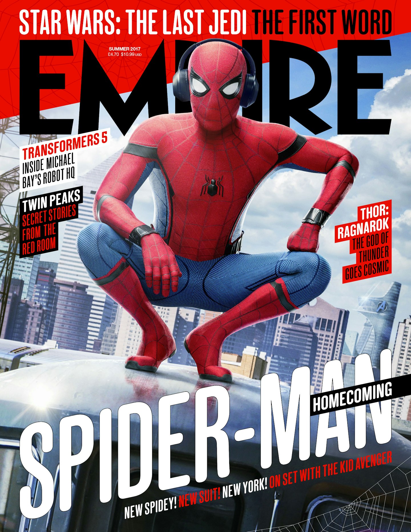 Empire's Exclusive Spider-Man: Homecoming Cover Revealed, Movies