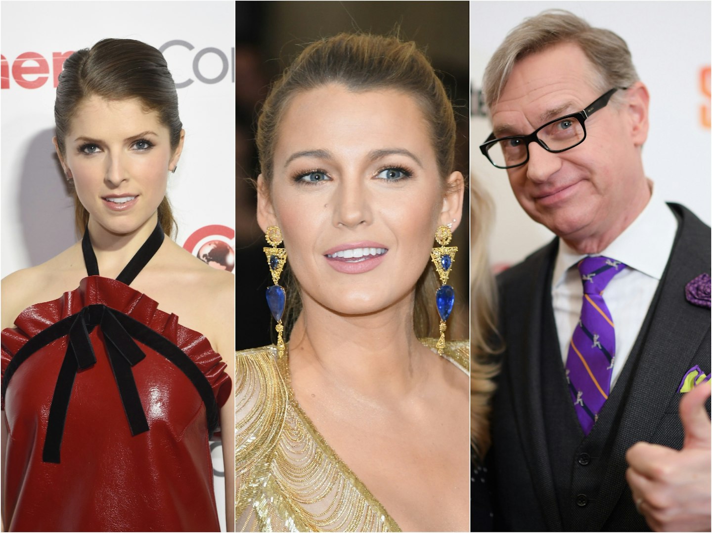 Anna Kendrick, Blake Lively and Paul Feig