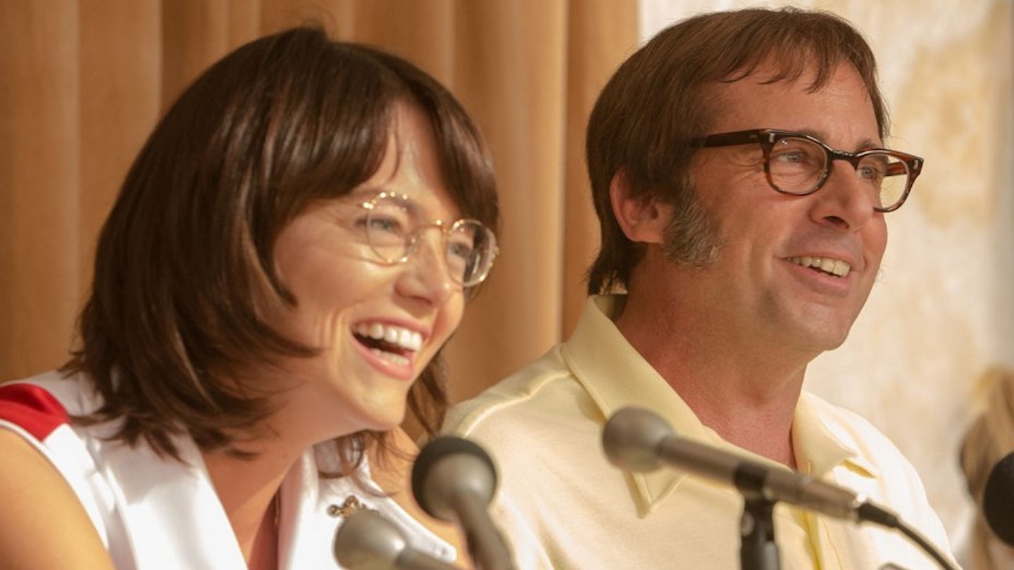 Steve Carell and Emma Stone in Battle Of The Sexes