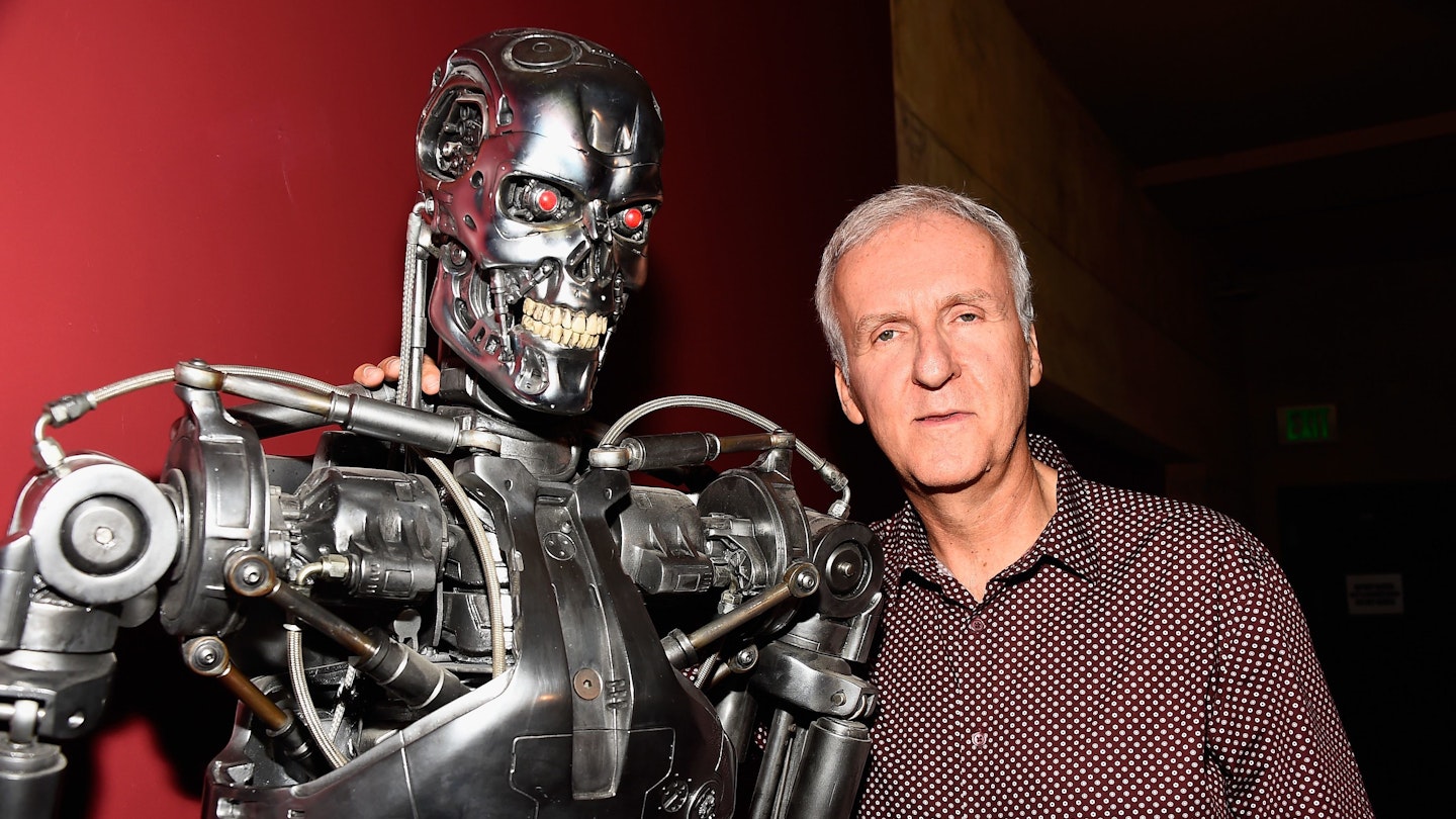 James Cameron and friend