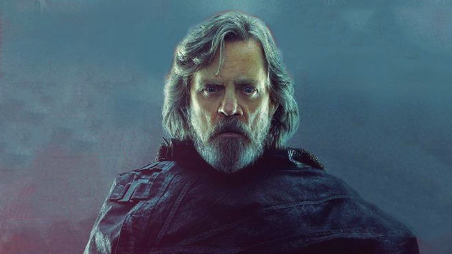 Luke Skywalker dark look Last Jedi