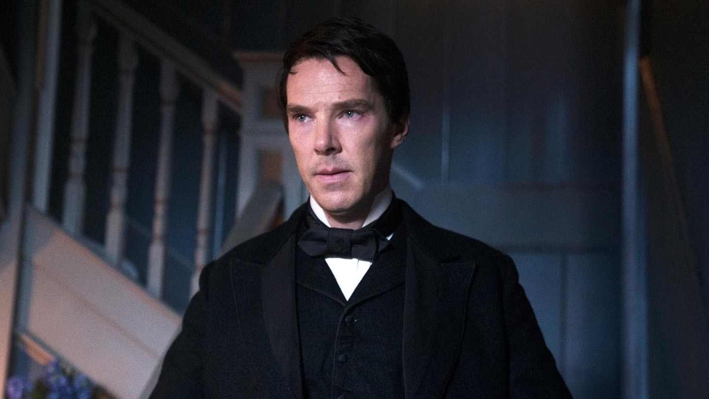 Benedict Cumberbatch as Thomas Edison in The Current War