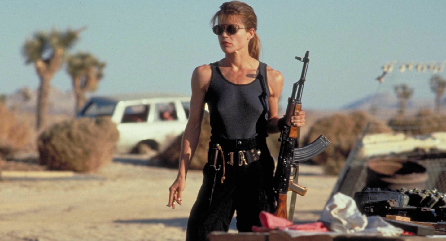 Linda Hamilton in Terminator 2